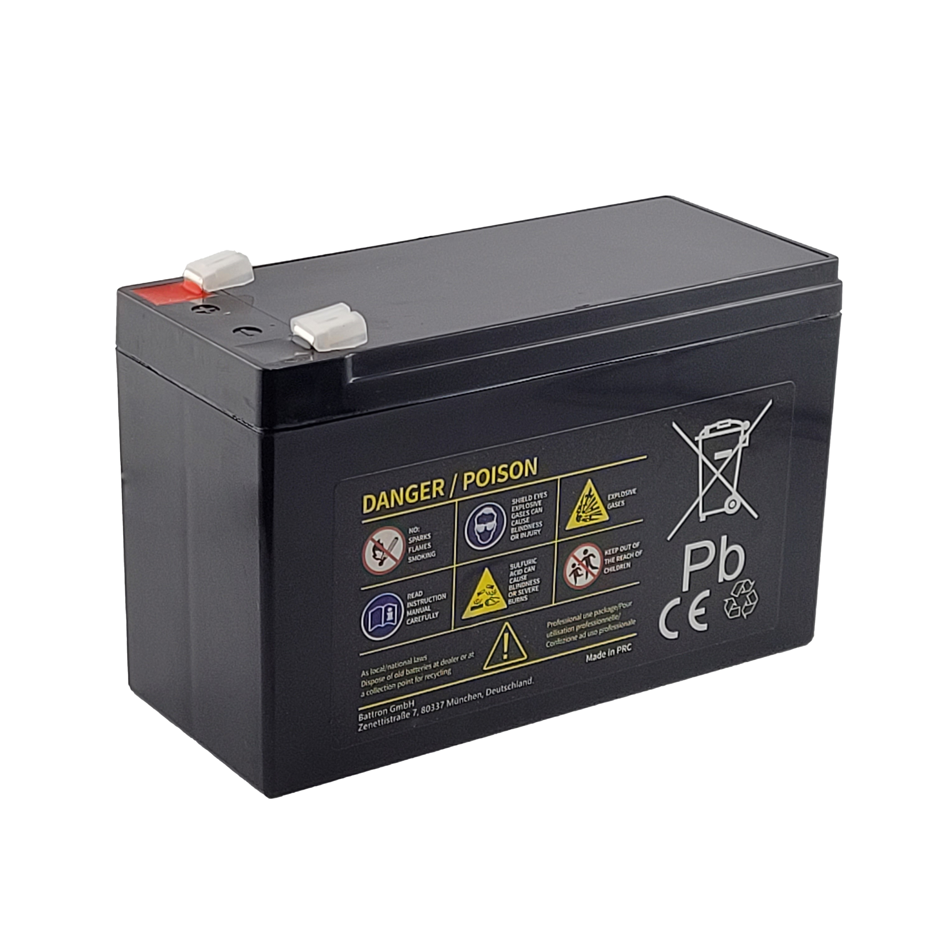 Acconic HP7.2-12B Hi-life Power AGM 12V 7,2Ah Bleiakku – Bild 2