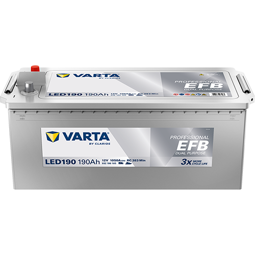 Varta LED190 Professional EFB 190AH Batterie