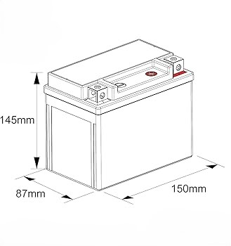 Intact HVT-03 Bike-Power HVT 14Ah Motorradbatterie YTX14L-BS – Bild 2