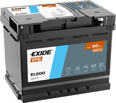 Exide EL600 EFB Autobatterie 60Ah 560 500 064