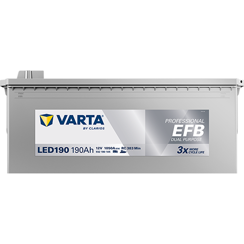 Varta LED190 Professional EFB 190AH Batterie – Bild 4