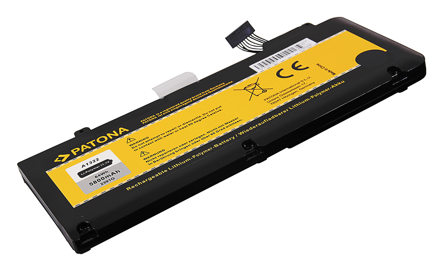 Akku f. Apple A1322 MacBook Pro 13 13" A1278 2009 Version von PATONA – Bild 3