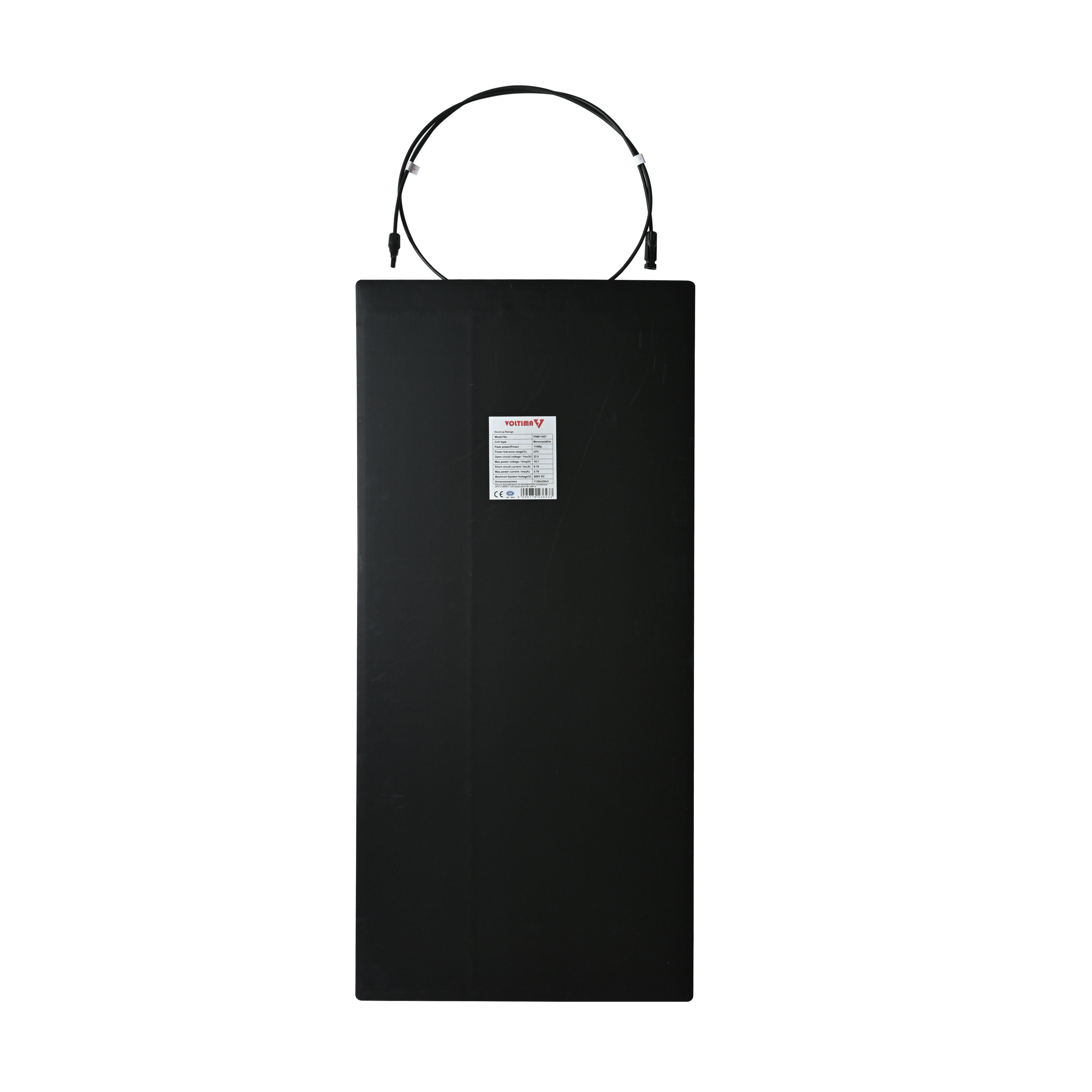 VOLTIMA Prima PSM110(F) Flexible Solarmodul 110 Watt Monokristallin – Bild 4