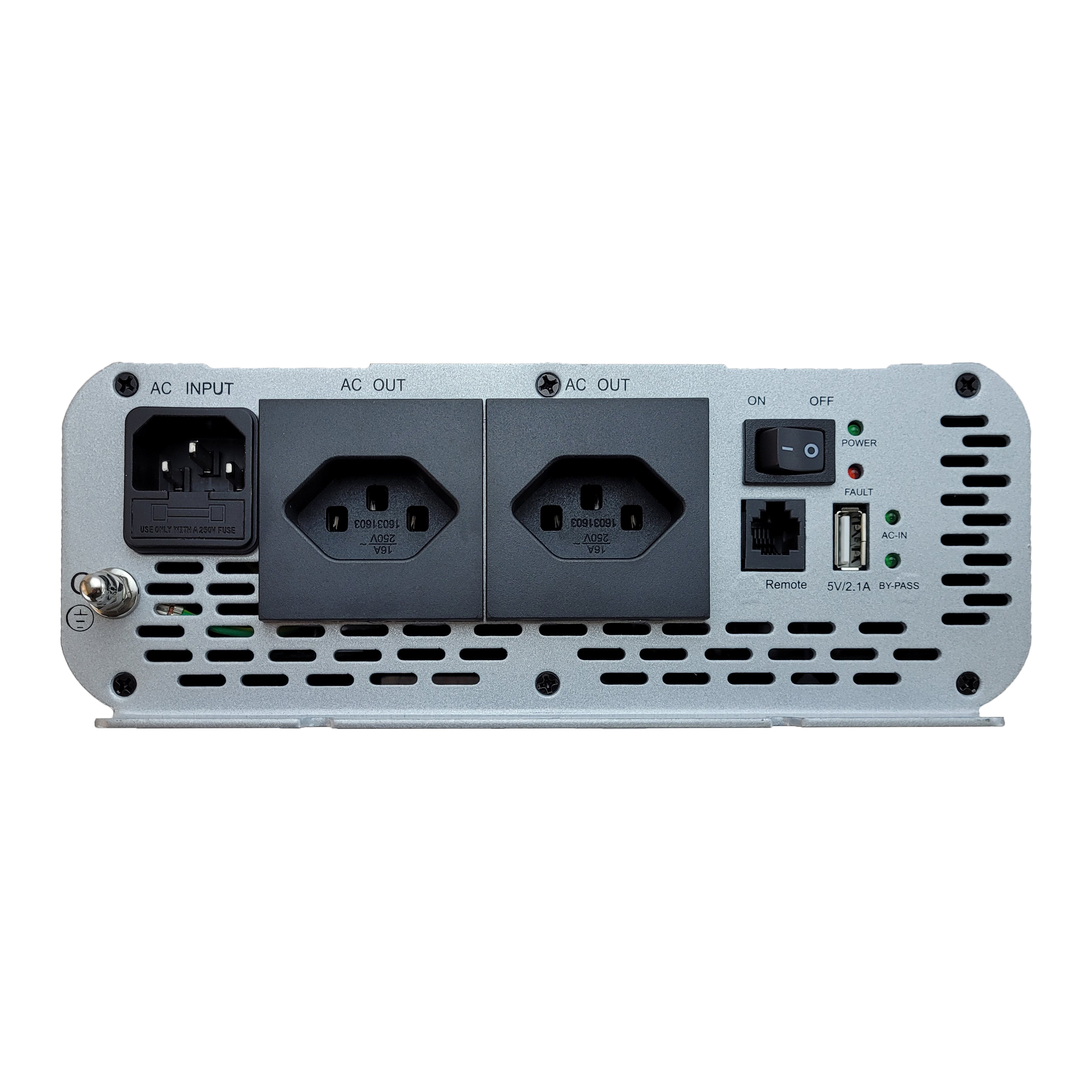 NOQON NST2524 2500W/24V Sinus-Wechselrichter mit NVS- und USV-Funktion – Bild 3