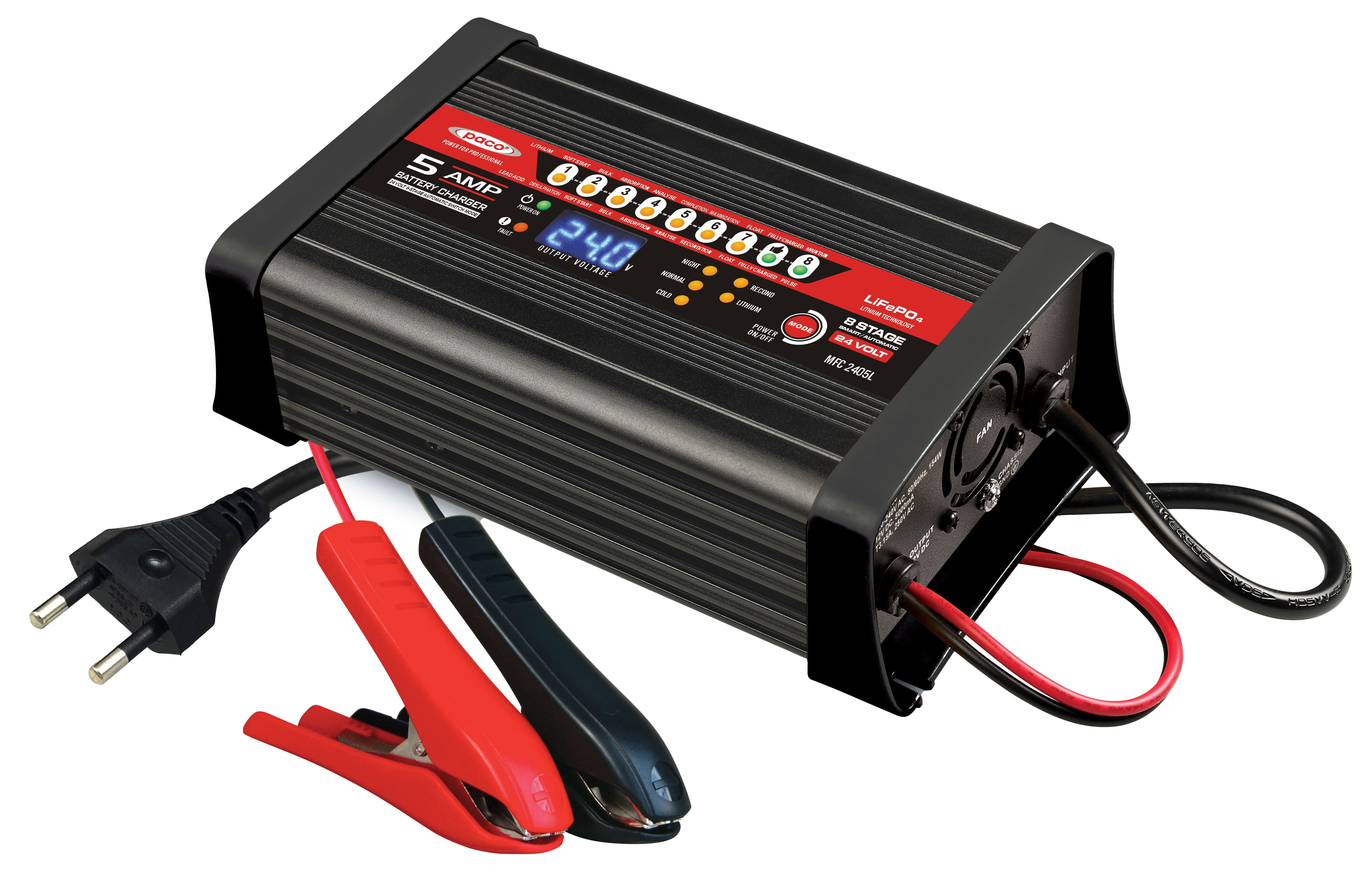 PACO MFC2405L 5A/24V Batterieladegerät - universal