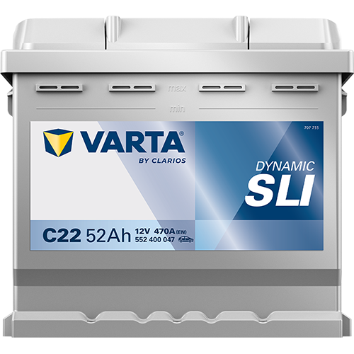 Varta C22 Dynamic SLI 552 400 047 Autobatterie 52Ah (Blue Dynamic) – Bild 4