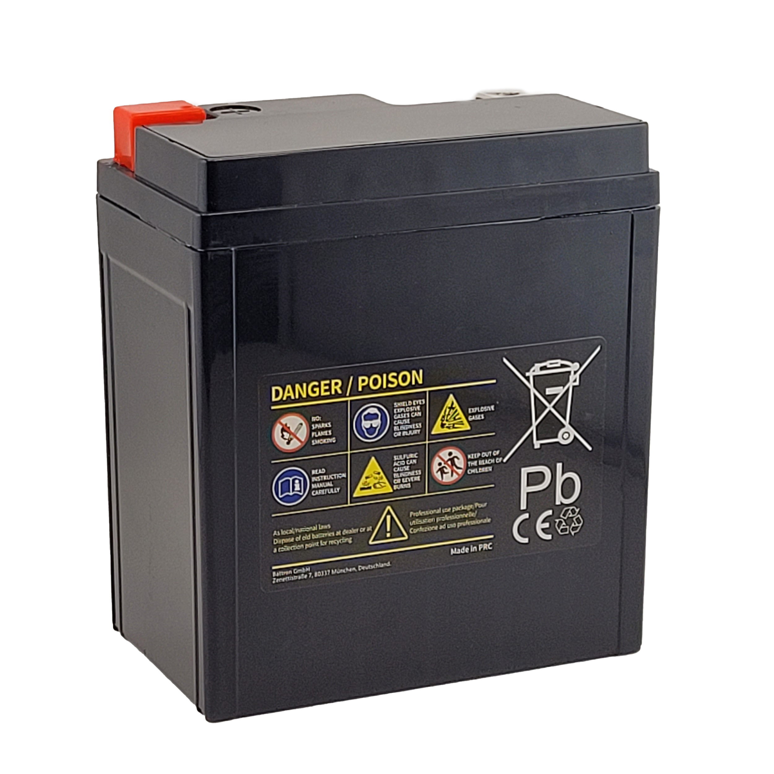ACCONIC Sportivo AGM YTZ8V Motorradbatterie 7 Ah 12V (DIN 50614) – Bild 2