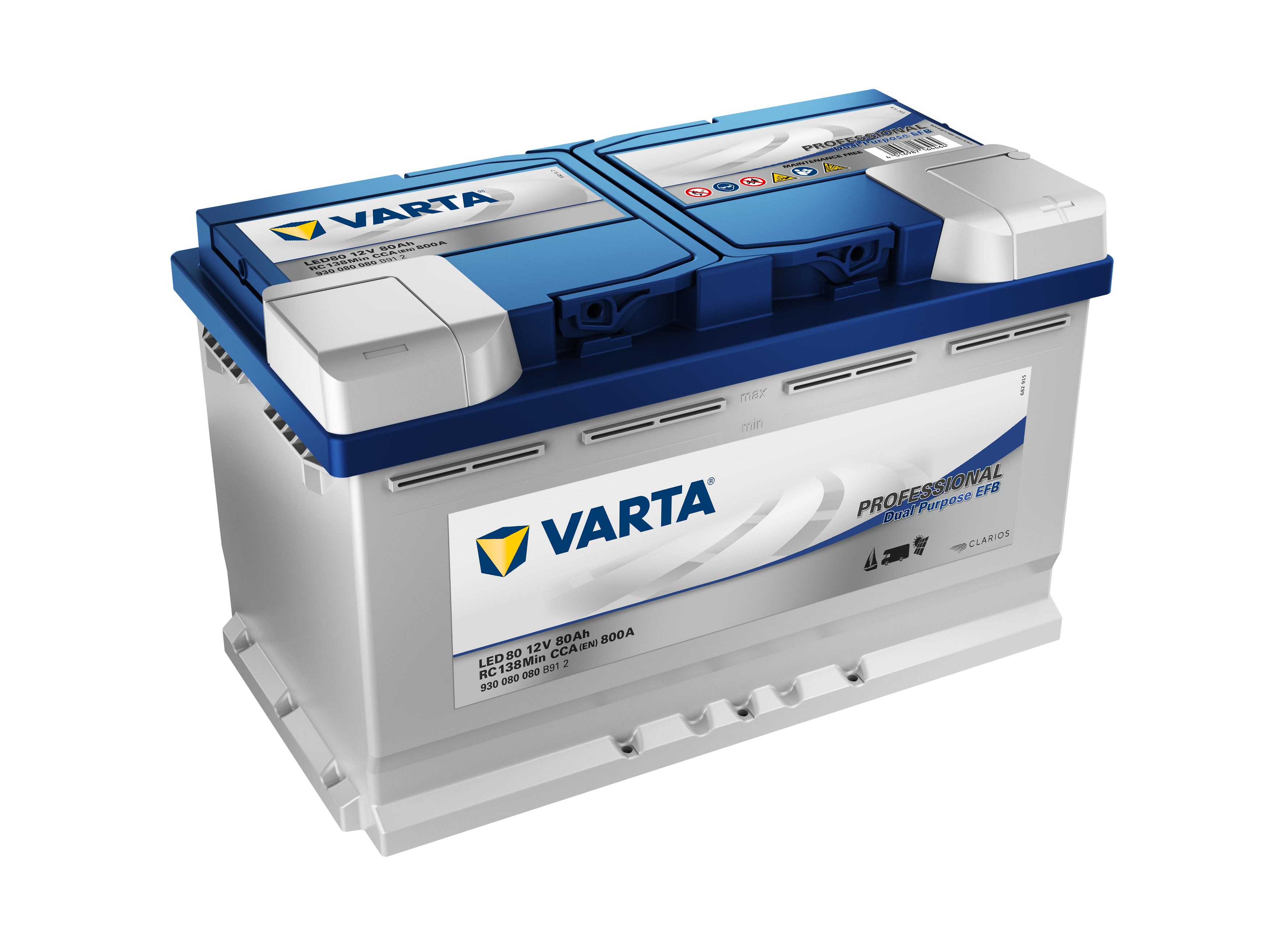 Varta LED80 Professional DP 80AH Batterie