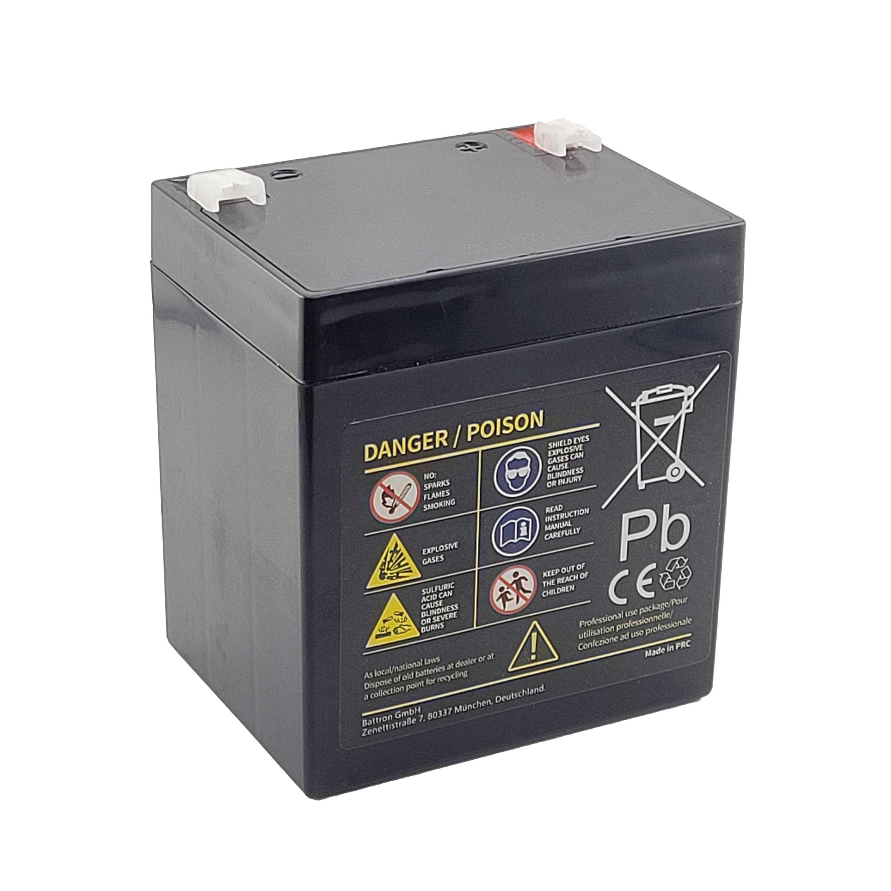 Acconic HP4.5-12 Hi-Life Power AGM 12V 4.5Ah Bleiakku – Bild 2