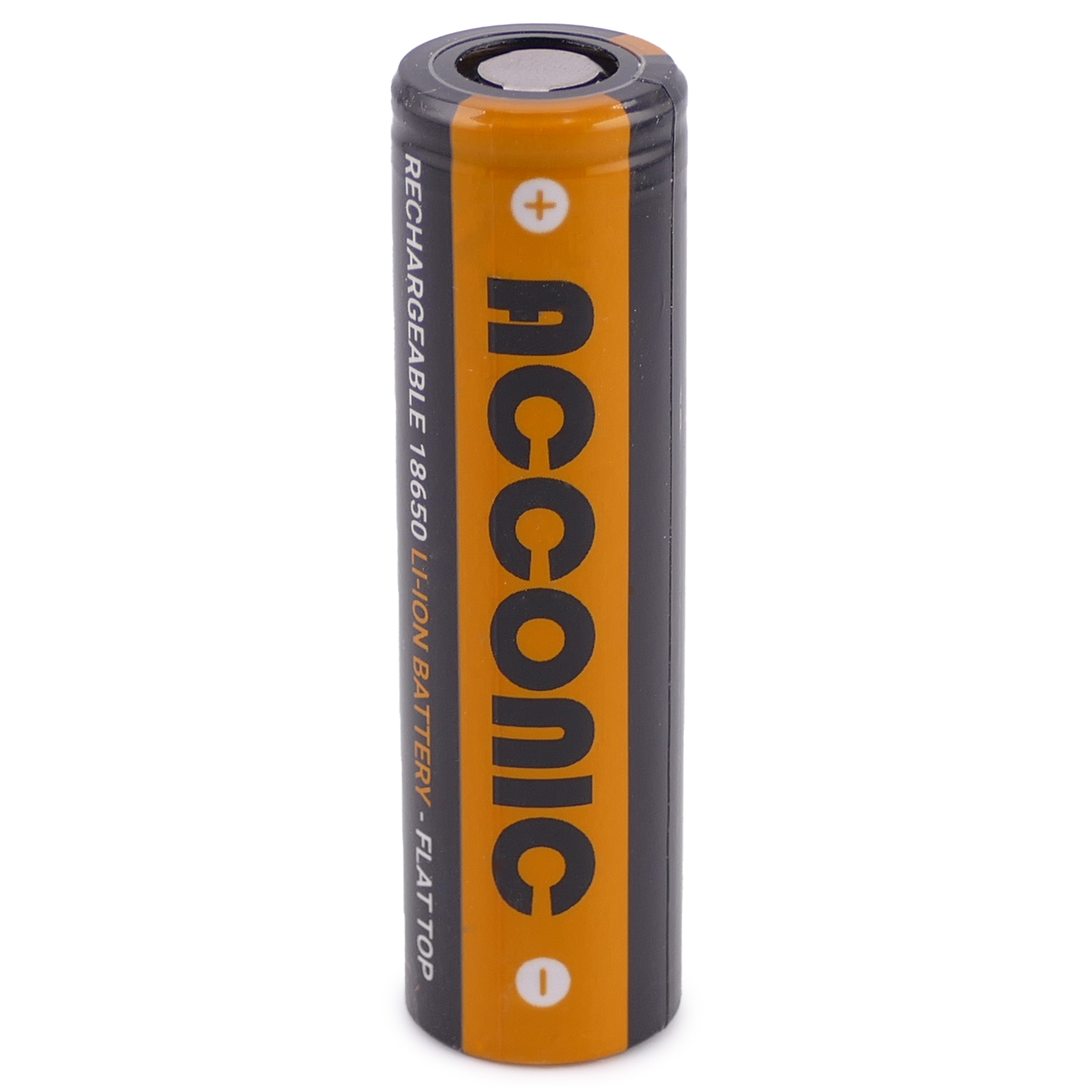 Acconic 3450mAh 3.7V 18650 Zelle Li-Ion Akku ungeschützt flattop (Ersetzt: INR18650-35E)