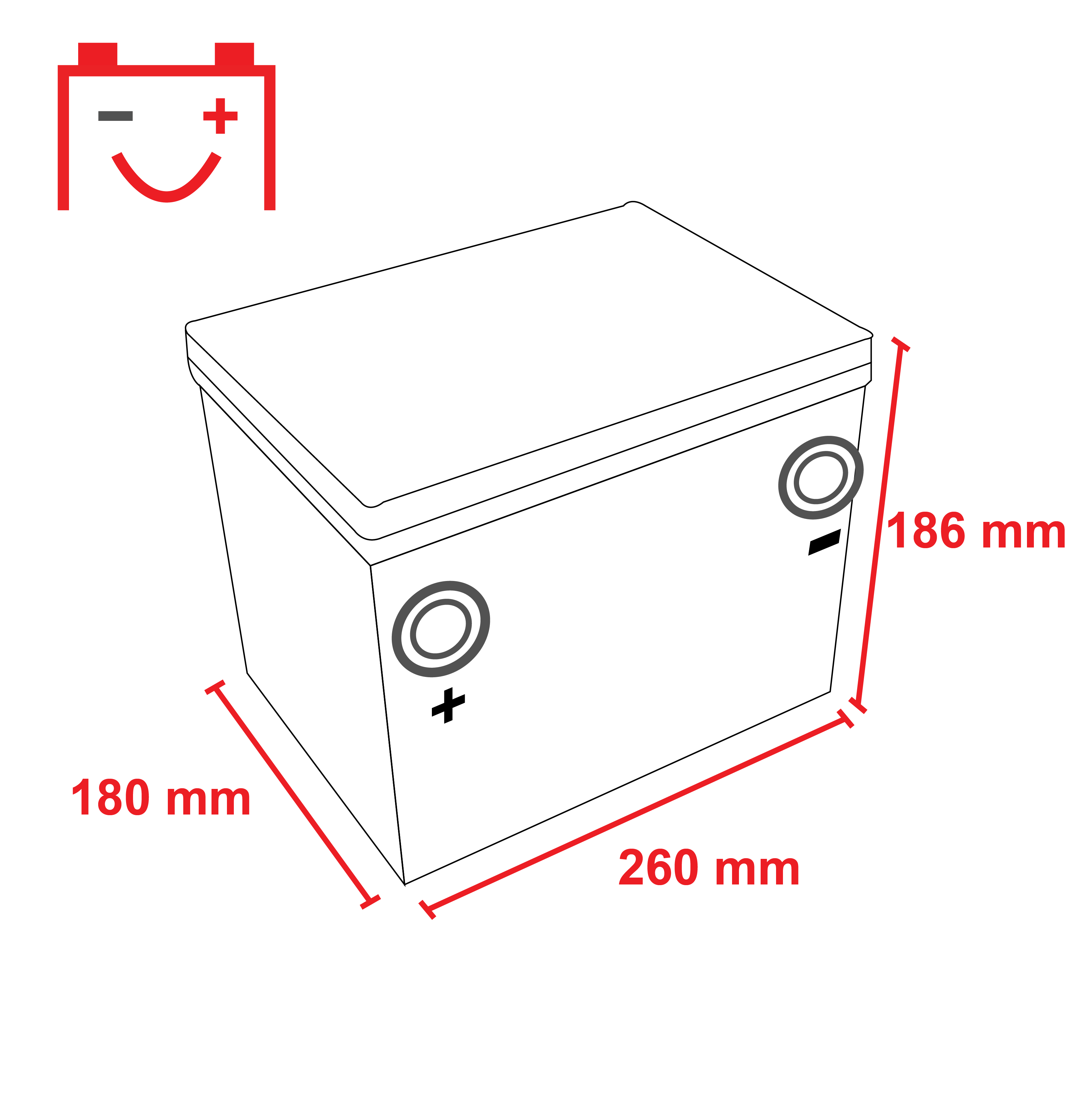 Intact 57010 US-Power Autobatterie 70Ah