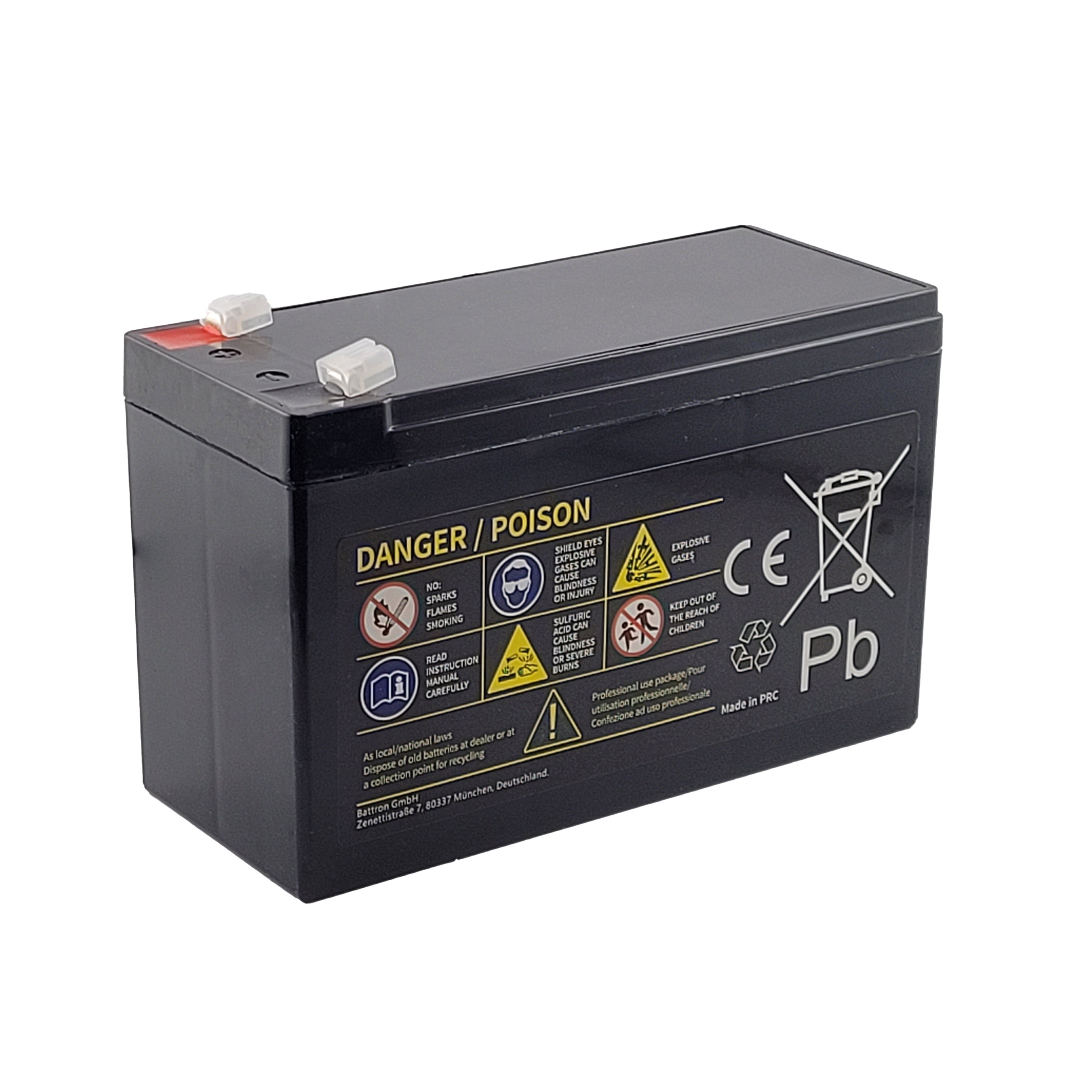 Acconic HP7.2-12 Hi-Life Power AGM 12V 7.2Ah Bleiakku – Bild 2