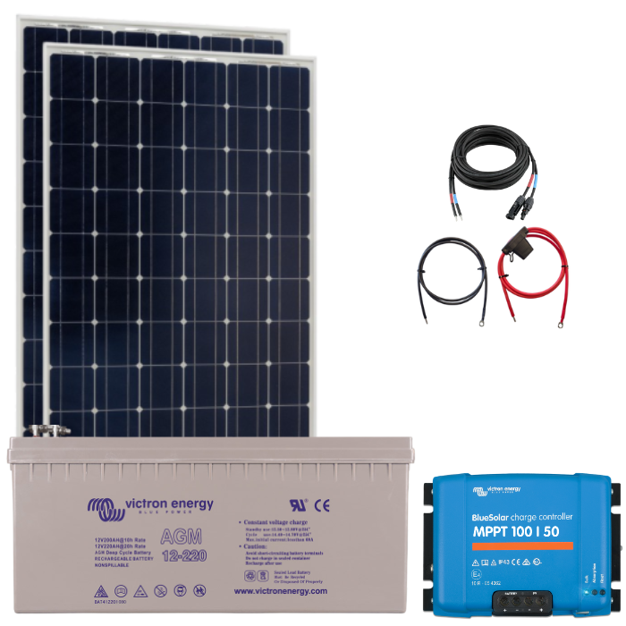 Victron Solaranlage Basic-Set LARGE - mit AGM Batterie