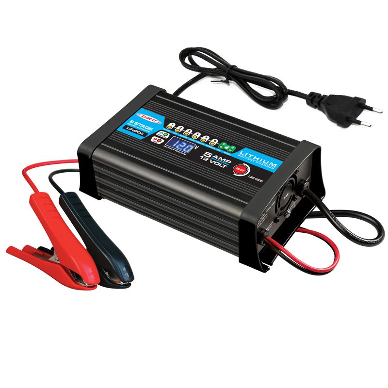 PACO LBC1205 5A/12V LiFePO4 Batterieladegerät