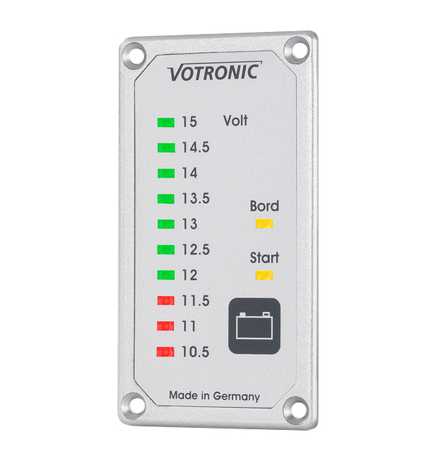 Votronic Duo Akku Tester für Wandmontage