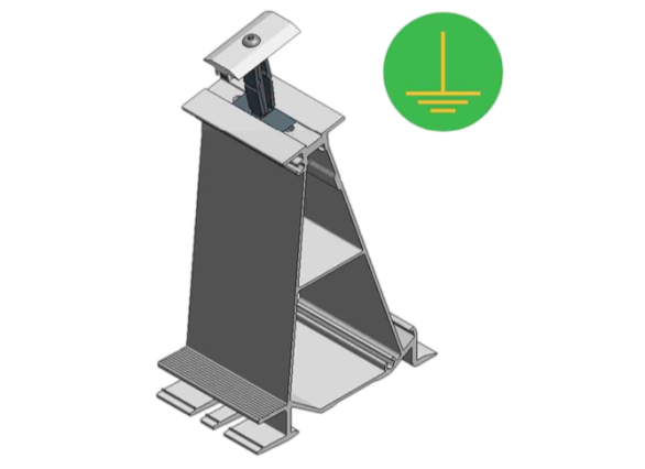 Solar Montage-Set Flachdach - für 2 Module