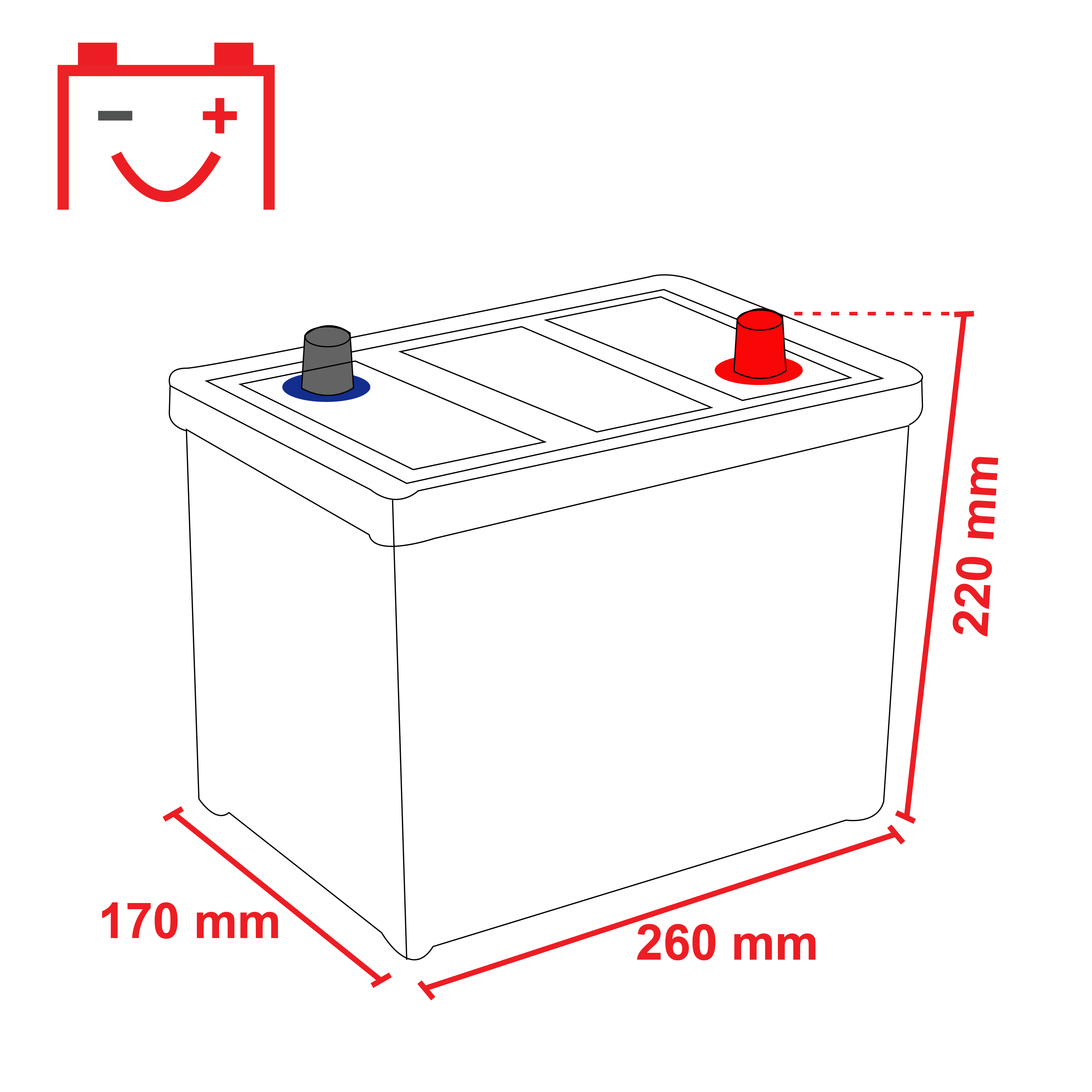 Intact Oldtimer-Power 98Ah 6V Oldtimerbatterie 09811