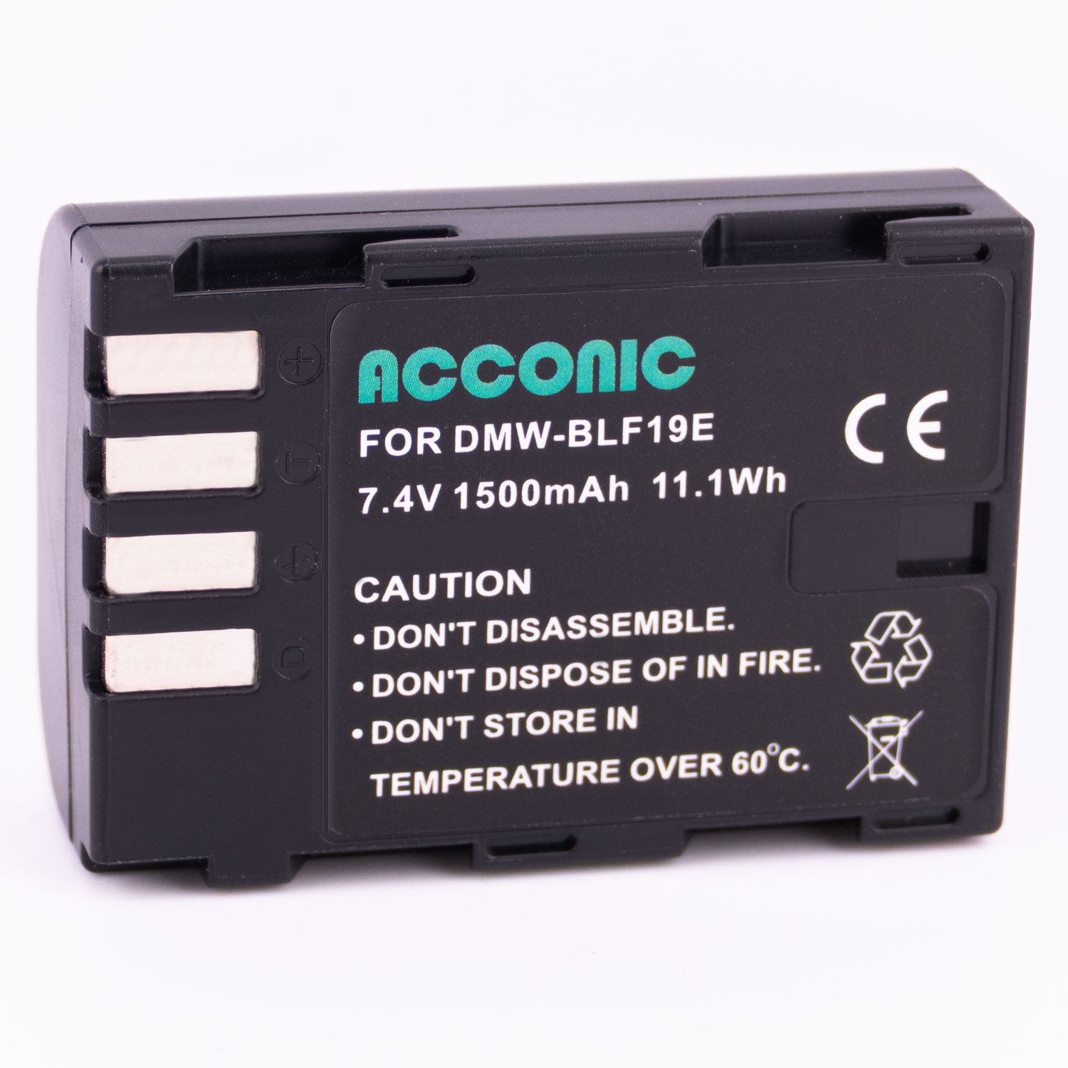 Acconic Photon Series DMW-BLF19E Ersatz Akku für Panasonic DMW-BLF19E Lumix – Bild 3