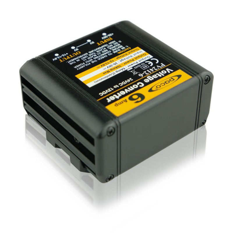 Paco PV2412-6 24V auf 12V 6A Spannungswandler