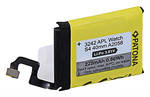 Akku f. Apple Watch Serie 4 40mm A2058 von Patona