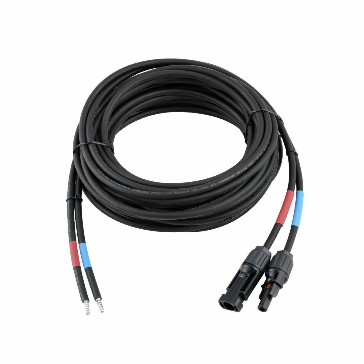 VOLTIMA Solar-kabel-Set 6 mm²  PV Stecker/Aderendhülsen, schwarz