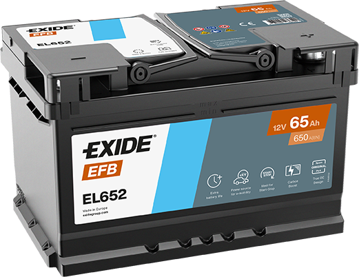 Exide EL652 EFB Autobatterie 65Ah 565 500 065