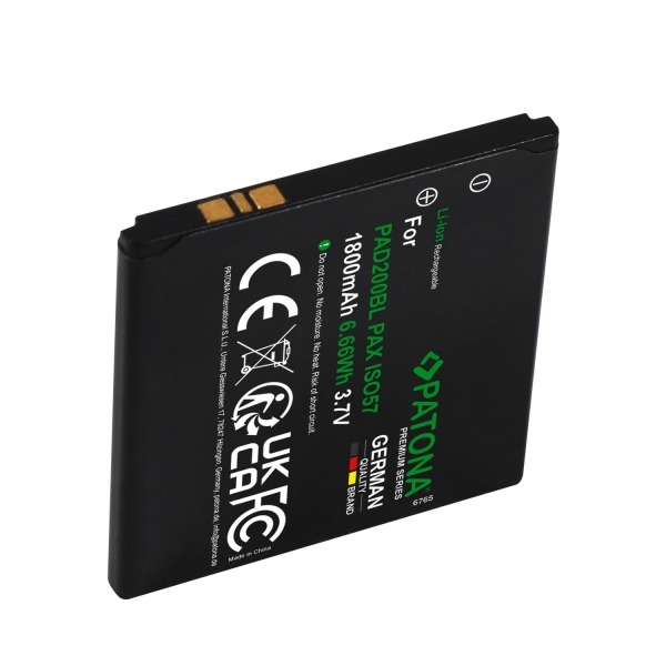 PATONA Premium Akku für PAX D200 PAD200BL