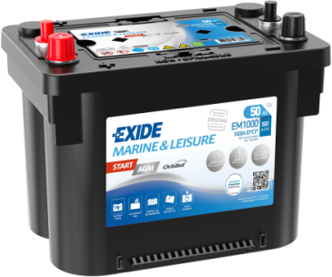 Exide Start AGM EM1000 50Ah Batterie