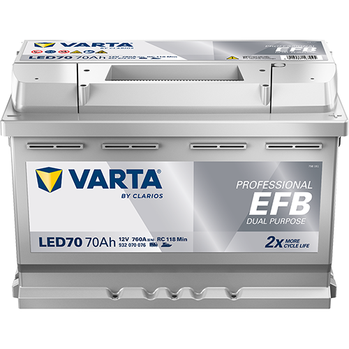 Varta LED70 Professional EFB 70AH Batterie