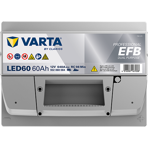 Varta LED60 Professional EFB 60AH Batterie – Bild 5