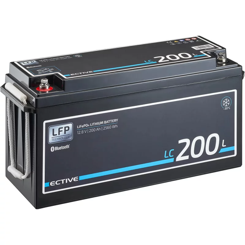 ECTIVE LC 200L BT LT 12V LiFePO4 Lithium Versorgungsbatterie 200 Ah