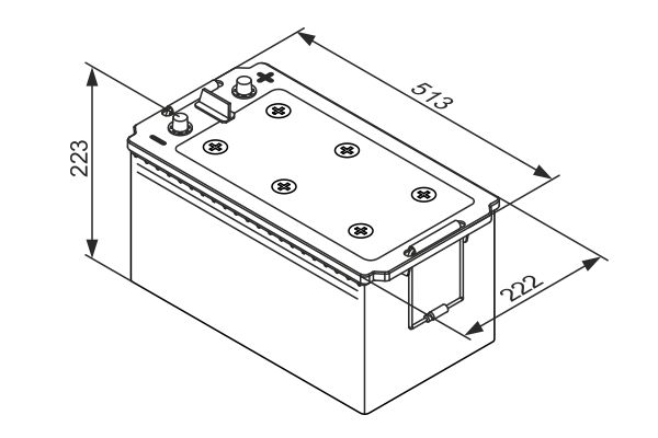 Bosch TE 077 Nutzfahrzeugbatterie EFB 0 092 TE0 777 LKW-Batterie 190Ah – Bild 7