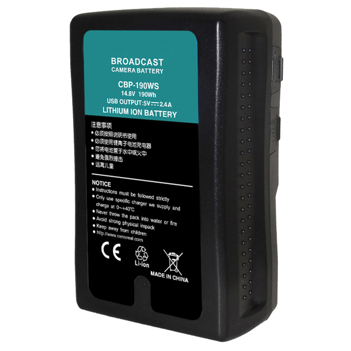Acconic Photon Series BP-190WS Ersatz Akku für Sony BP-190WS DSR 250P 600P
