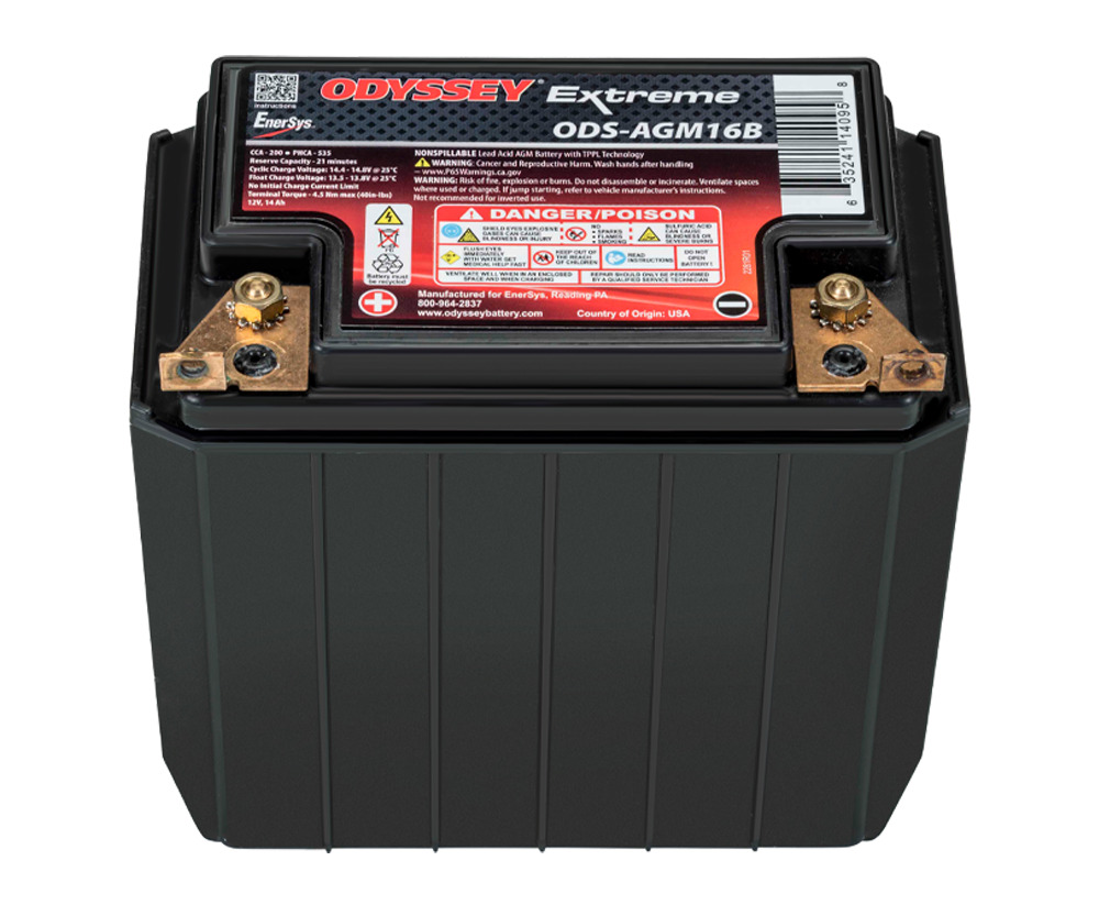 EnerSys ODS-AGM16B (PC535) Odyssey 14Ah Motorradbatterie – Bild 3
