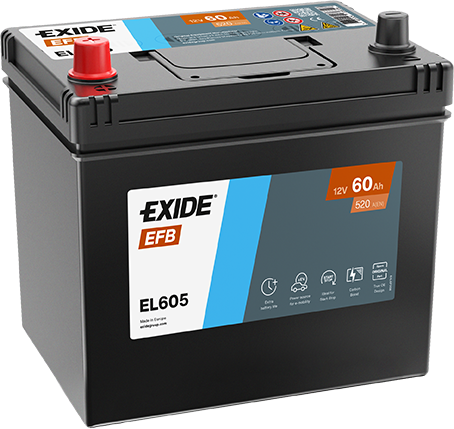 Exide EL605 EFB 60Ah Autobatterie