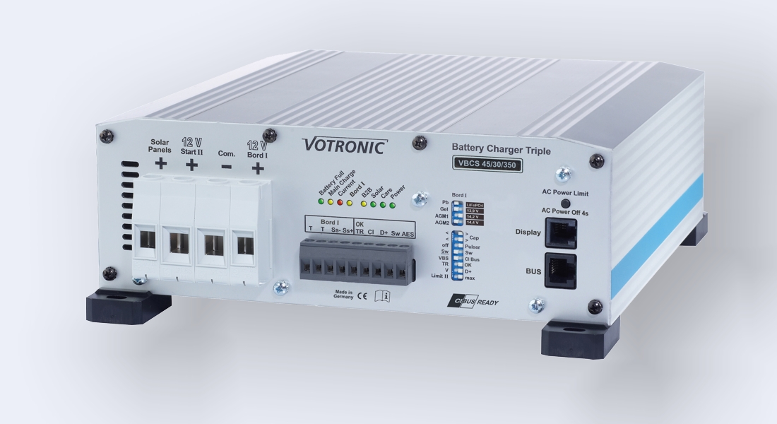 Votronic VBCS 60/40/800 Triple HV CI - Solarladeregler Batterieladegerät Ladewandler Kombi