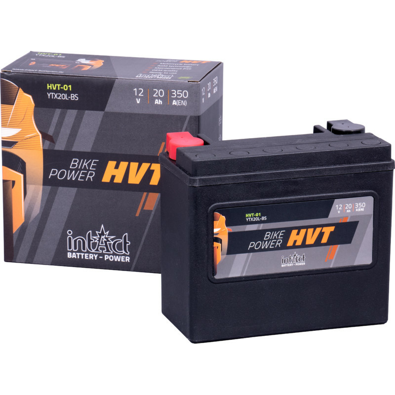 Intact HVT-01 Bike-Power HVT 20Ah Motorradbatterie (DIN 82000) YTX20L-BS – Bild 2