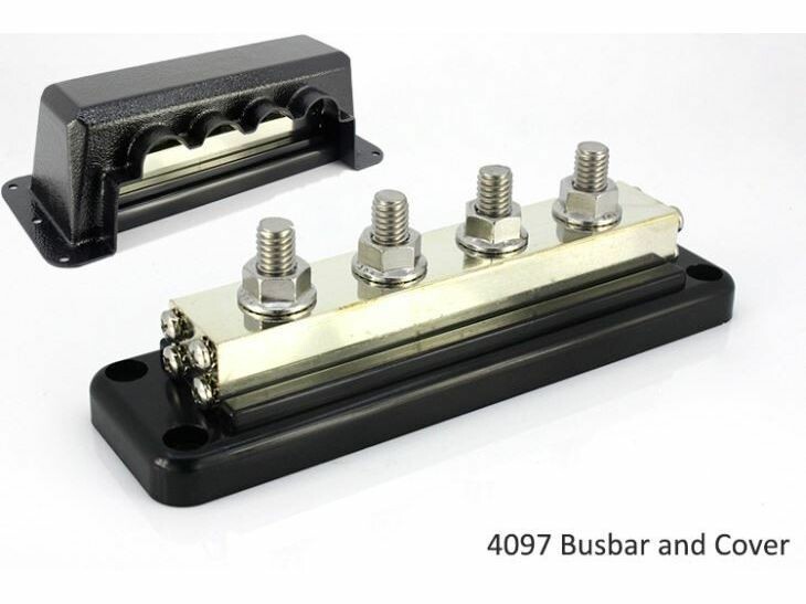 Victron Busbar + Cover 600A 4P Sammelschiene
