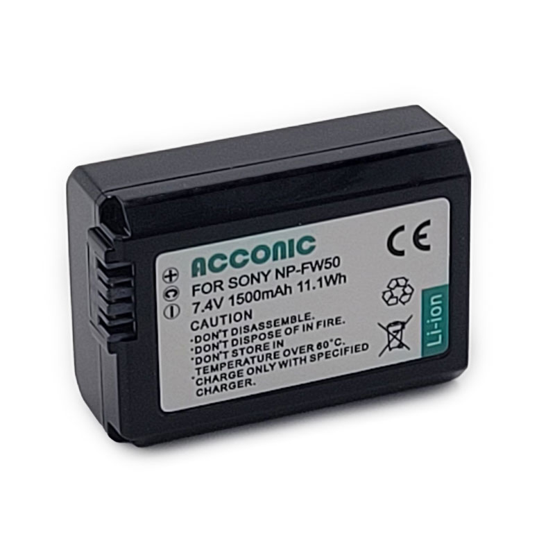 Acconic Photon Series NP-FW50 Ersatz Akku für  Sony NP-FW50 – Bild 3