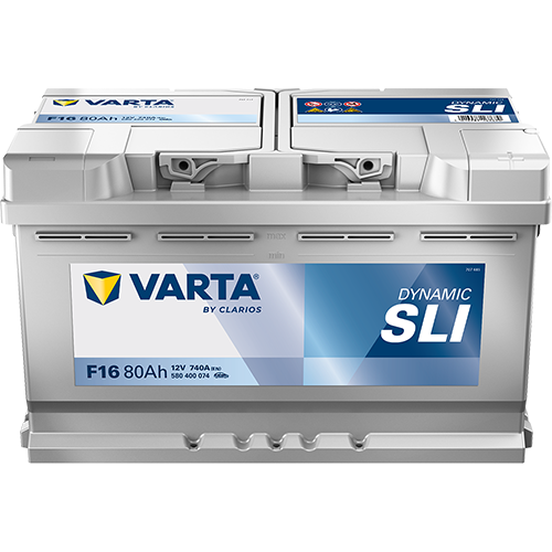 Varta F16 Dynamic SLI 580 400 074 Autobatterie 80Ah (Blue Dynamic)