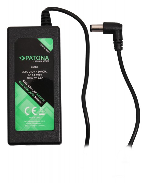 Premium Netzteil 18,5V 3,5A 65W f. HP NX6115 NX6315 NX6320 NX6330 NX7300 von Patona