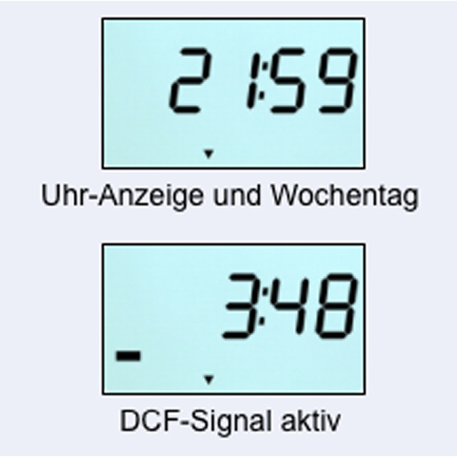 Votronic LCD-Thermometer / Uhr S  (mit Extern-Sensor) – Bild 2