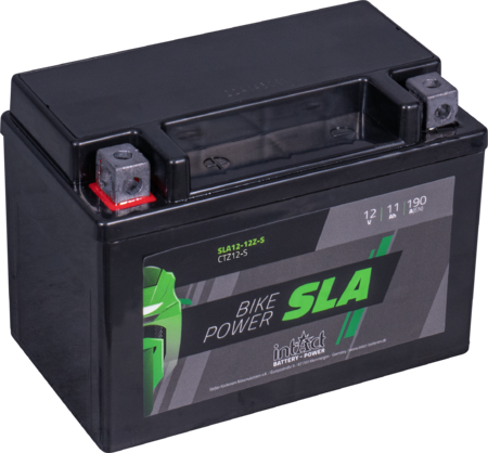 Intact SLA12-12Z-S Bike-Power SLA 11Ah Motorradbatterie (DIN 51120) YTZ12S, YTZ12-S