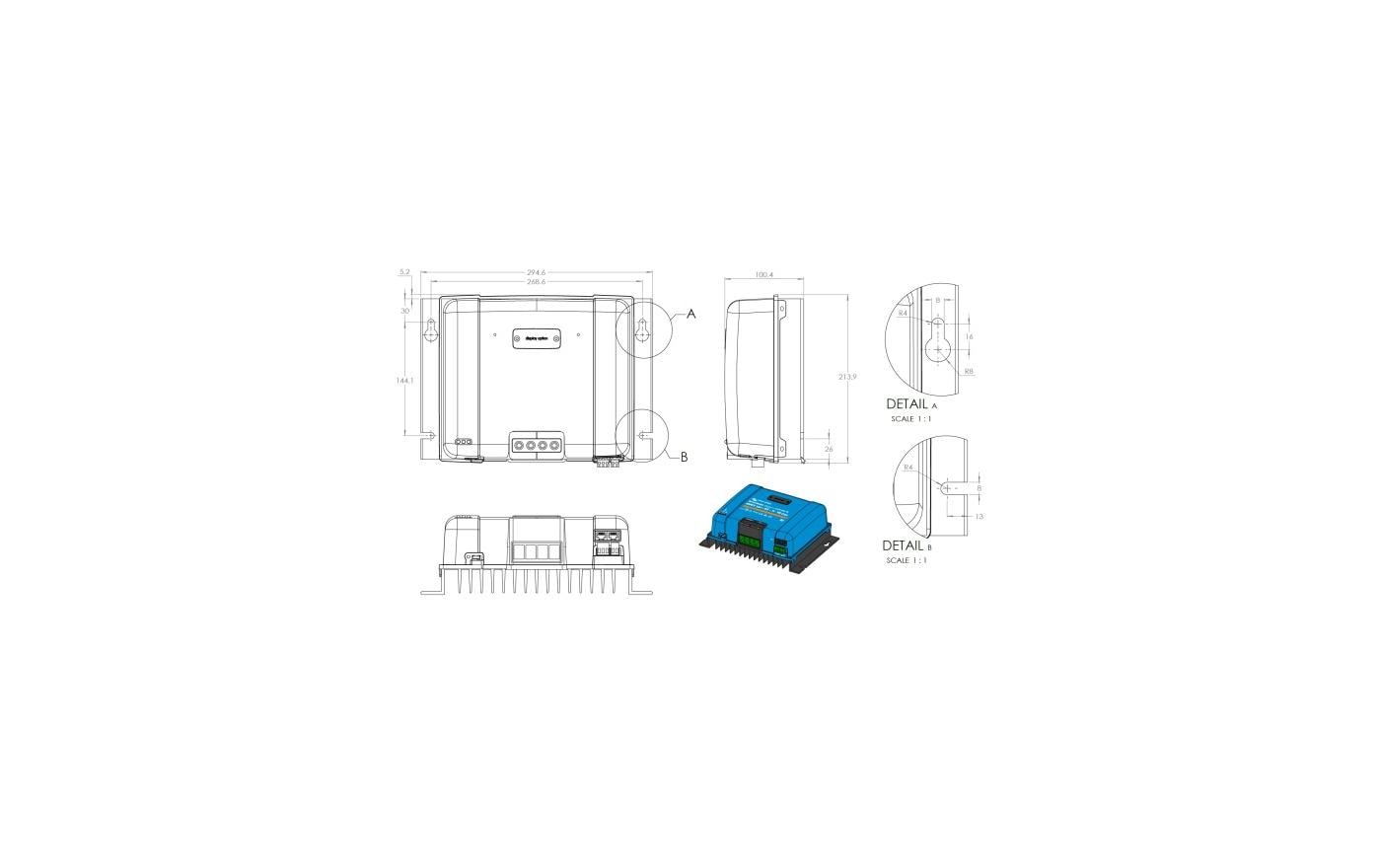Victron BlueSolar 150/100-Tr MPPT – Solar-Laderegler 12/24/48V 100A – Bild 6