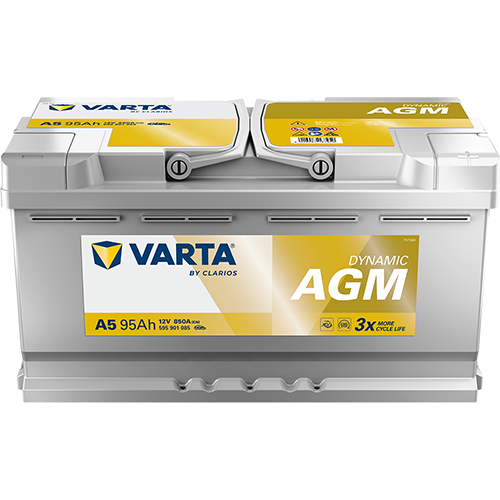 Varta A5 Dynamic AGM (G14) 595 901 085 Autobatterie 95Ah (Silver Dynamic)