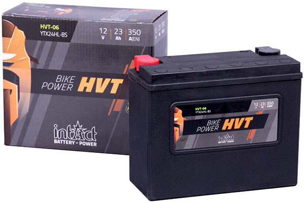 Intact HVT-06 Bike-Power HVT 22Ah Motorradbatterie (DIN 82400) YTX24HL-BS – Bild 2