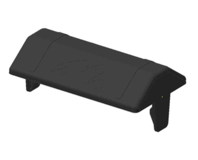 Van Der Valk 739007 Plastik-Abdeckkappe für Endklemme - schwarz