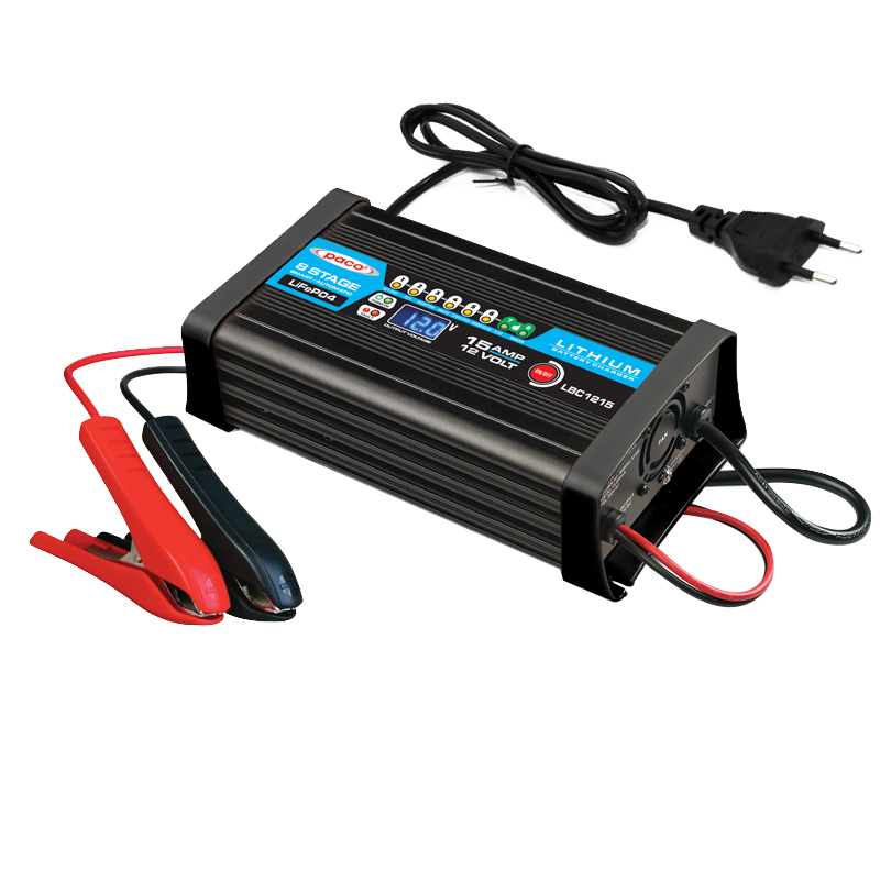 PACO LBC1215 15A/12V LiFePO4 Batterieladegerät