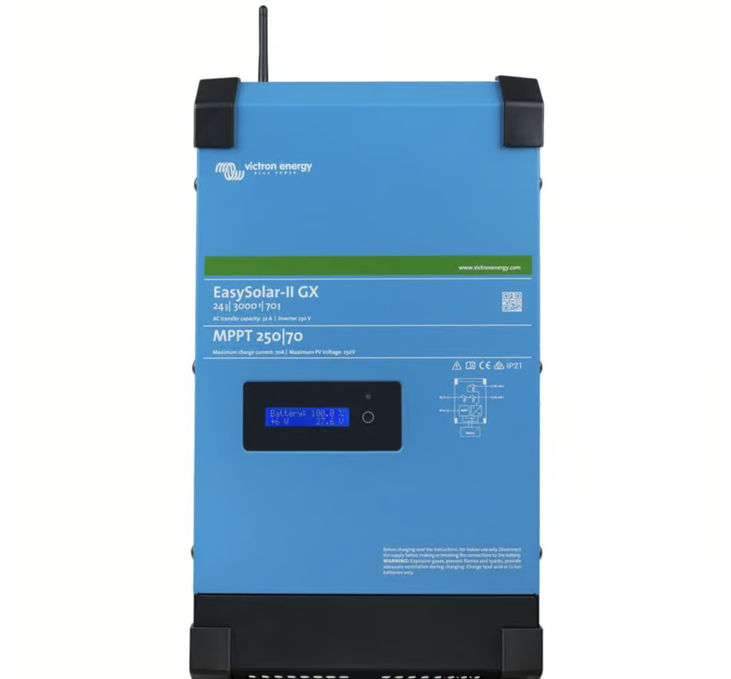 Victron EasySolar-II 24/3000/70-32 – MPPT 250/70 GX All-in-One Solarstromsystem