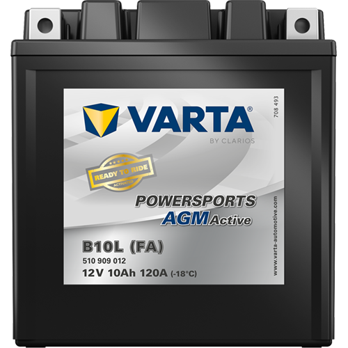 VARTA Powersports AGM ACTIVE YB10L-BS 10Ah Motorradbatterie 12V (510909012) – Bild 3